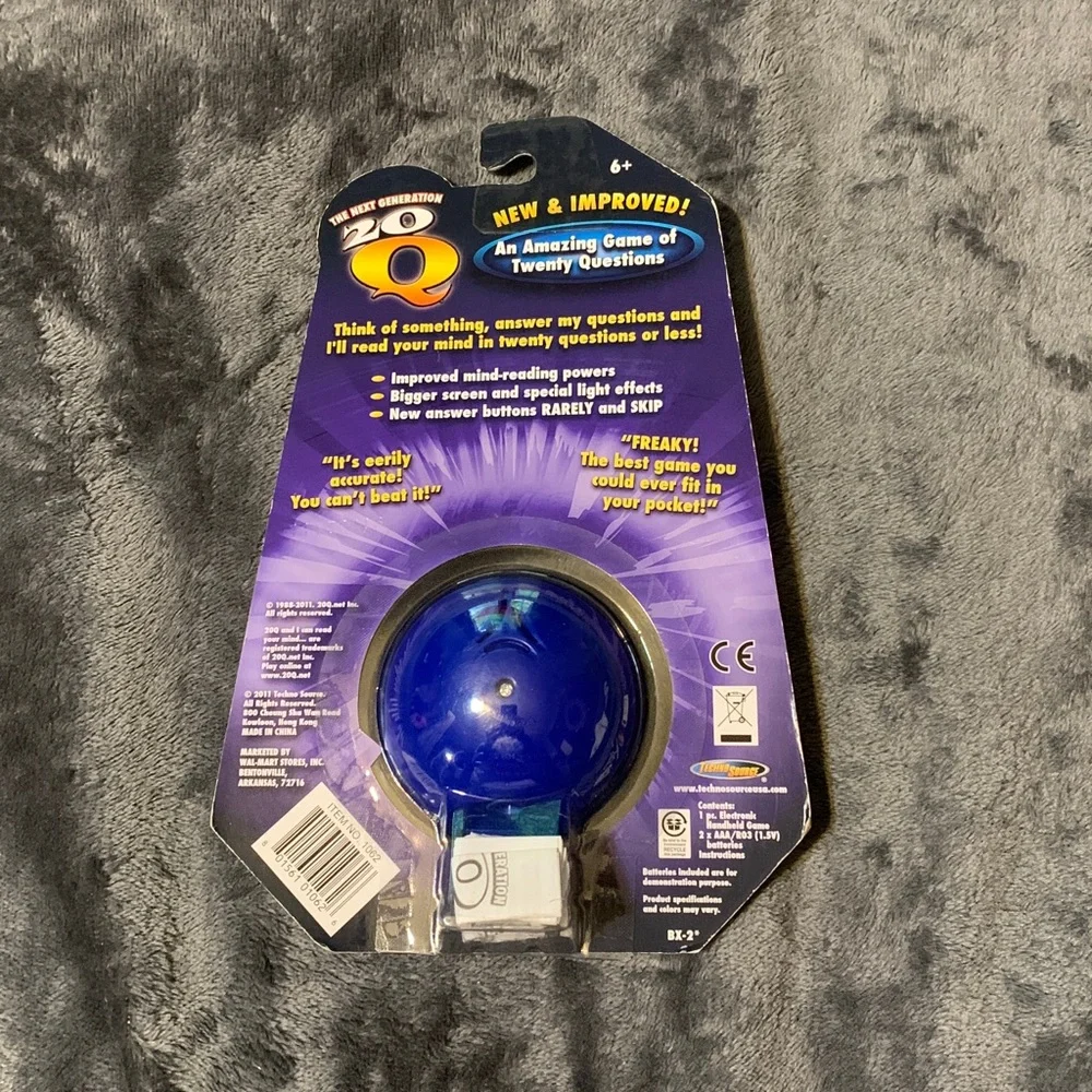 The Next Generation 20Q Electronic Game - Blue Handheld Guessing Toy